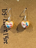 By the River Jewelry Heart Sugar Cookie Earrings