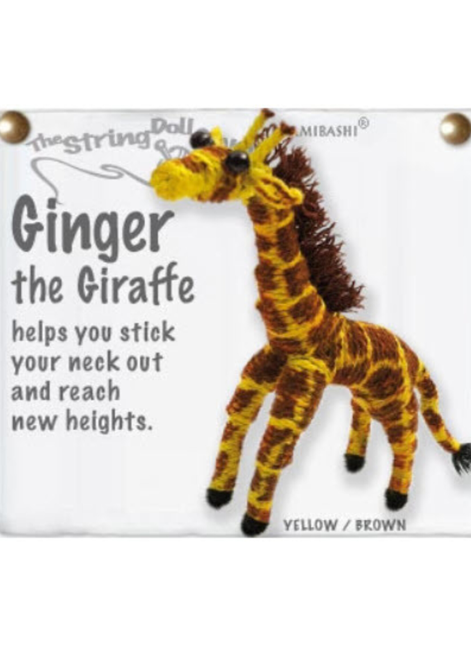Kamibashi Ginger the Giraffe String Doll