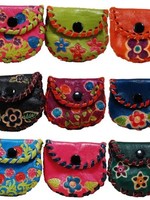 Stamped Leather Coin Purse