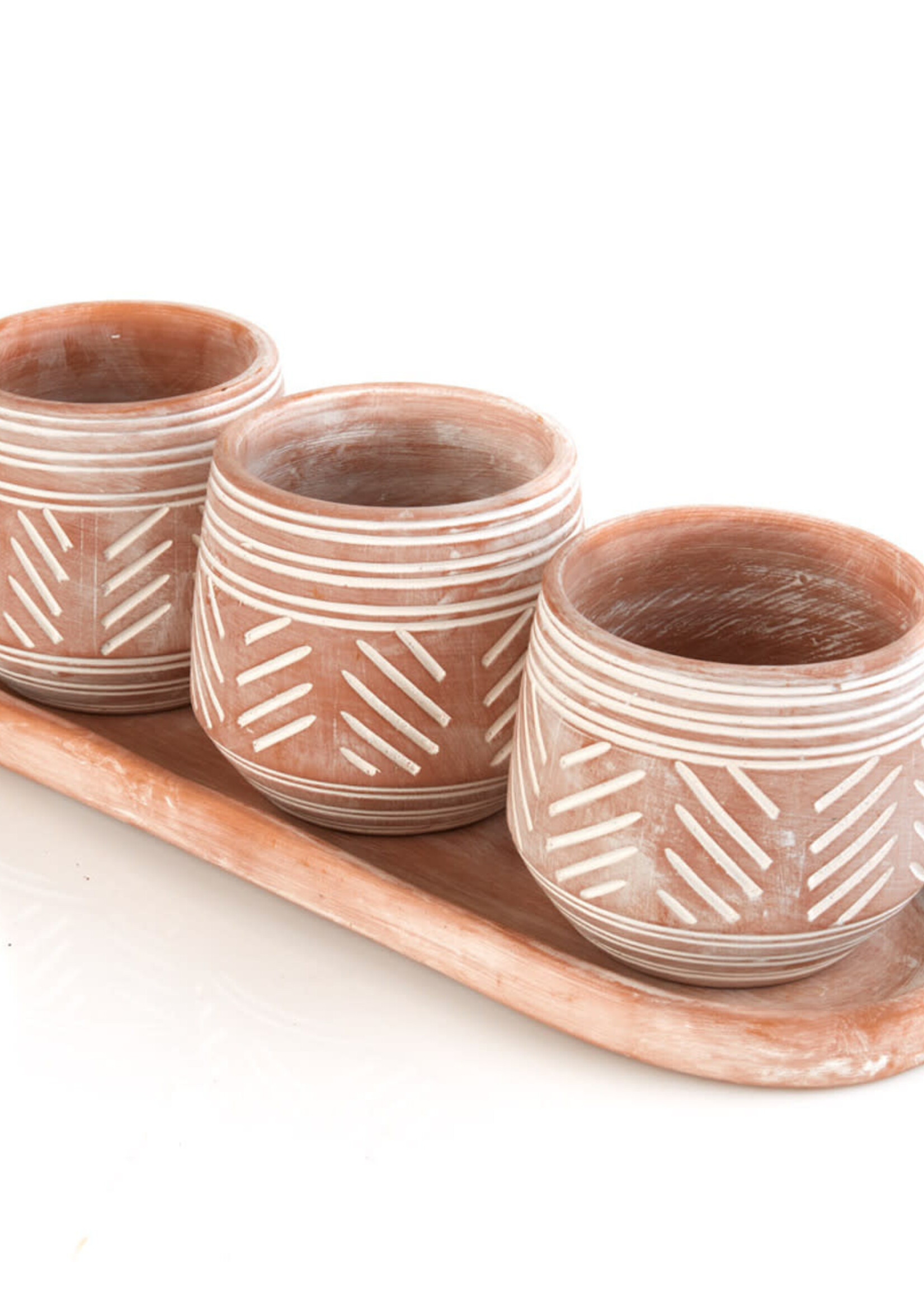 SERRV Novo Clay Planters
