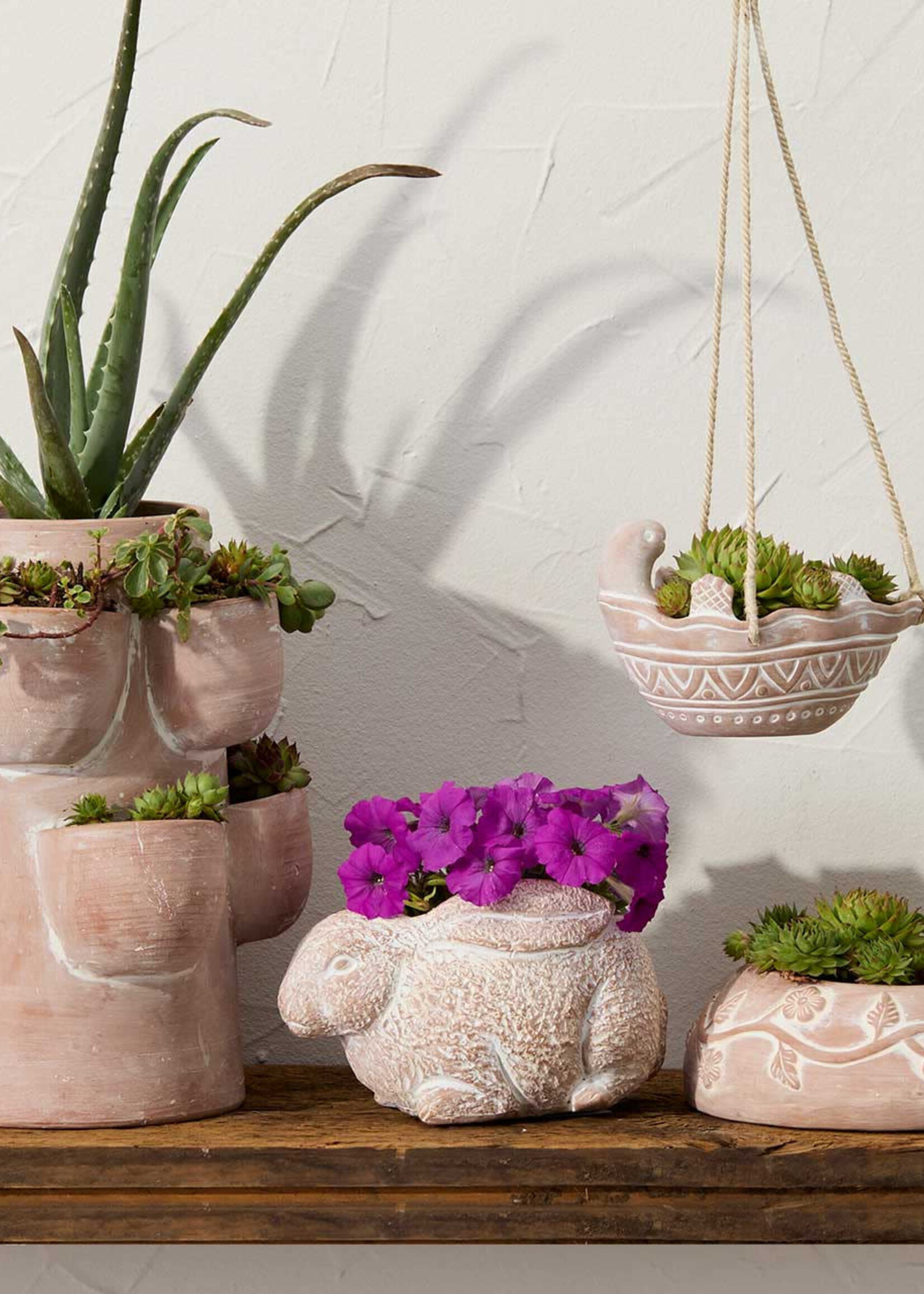 SERRV Tiny Turtle Hanging Planter