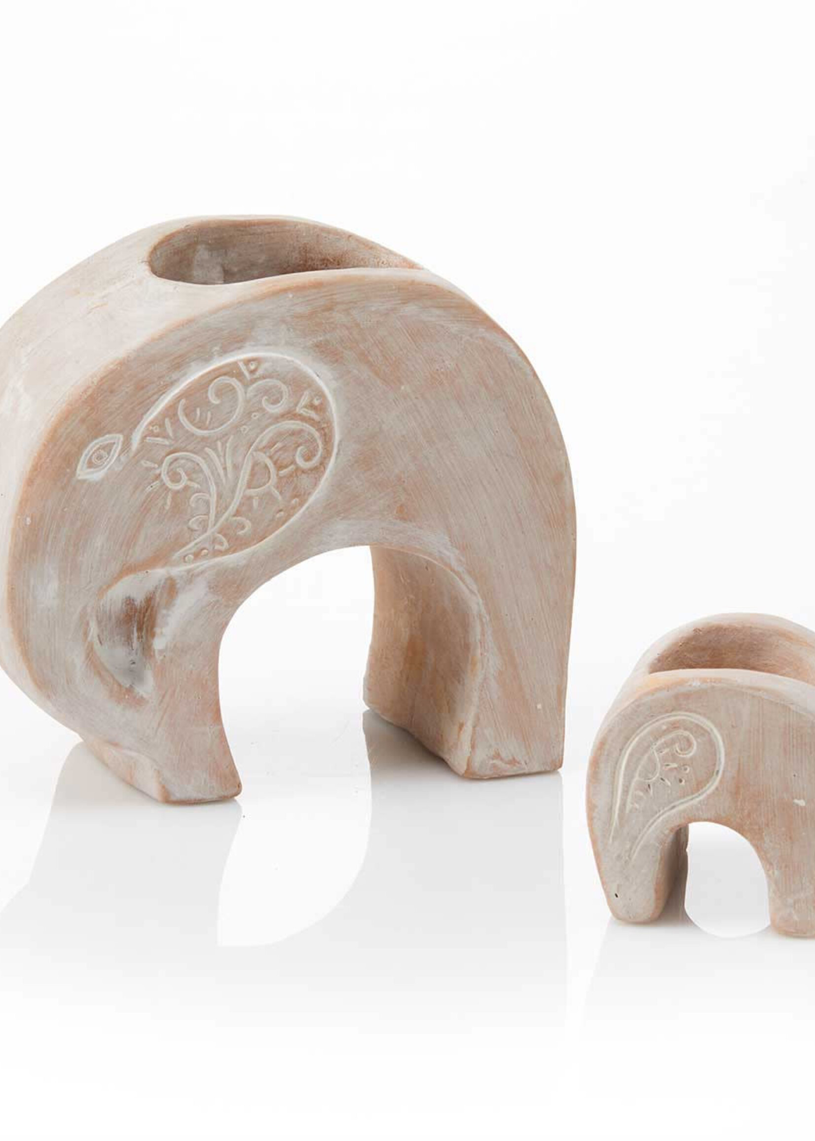 SERRV Elephant Family Planters