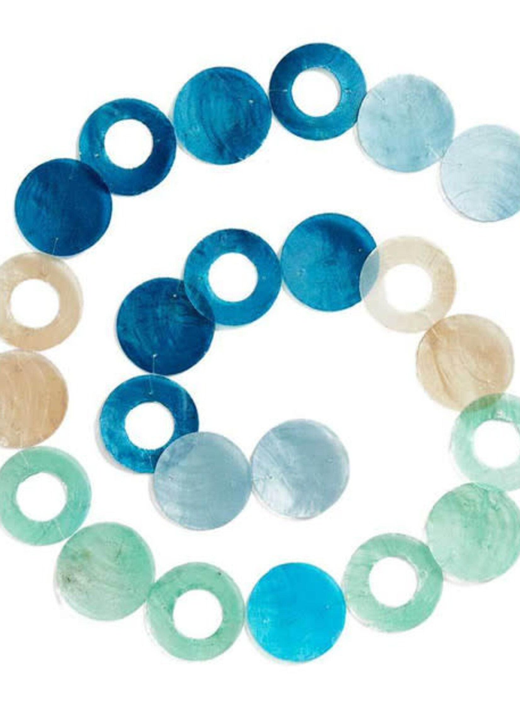 SERRV Saltwater Ombre Capiz Garland