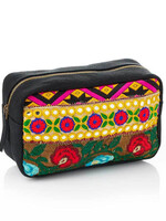 SERRV Isha Embellished Sari Makeup Bag