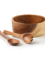 SERRV Acacia Wood Salad Set
