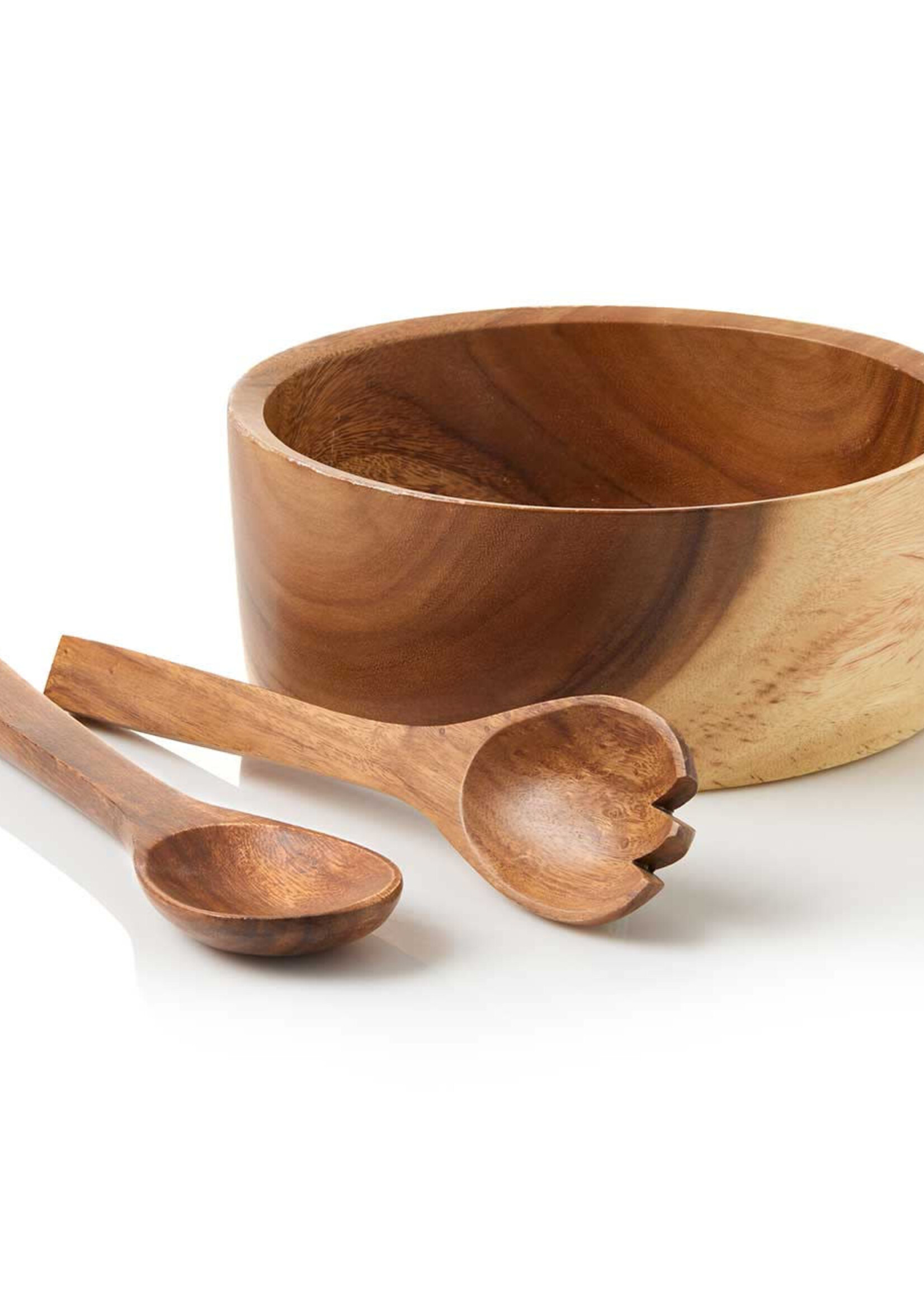 SERRV Acacia Wood Salad Set