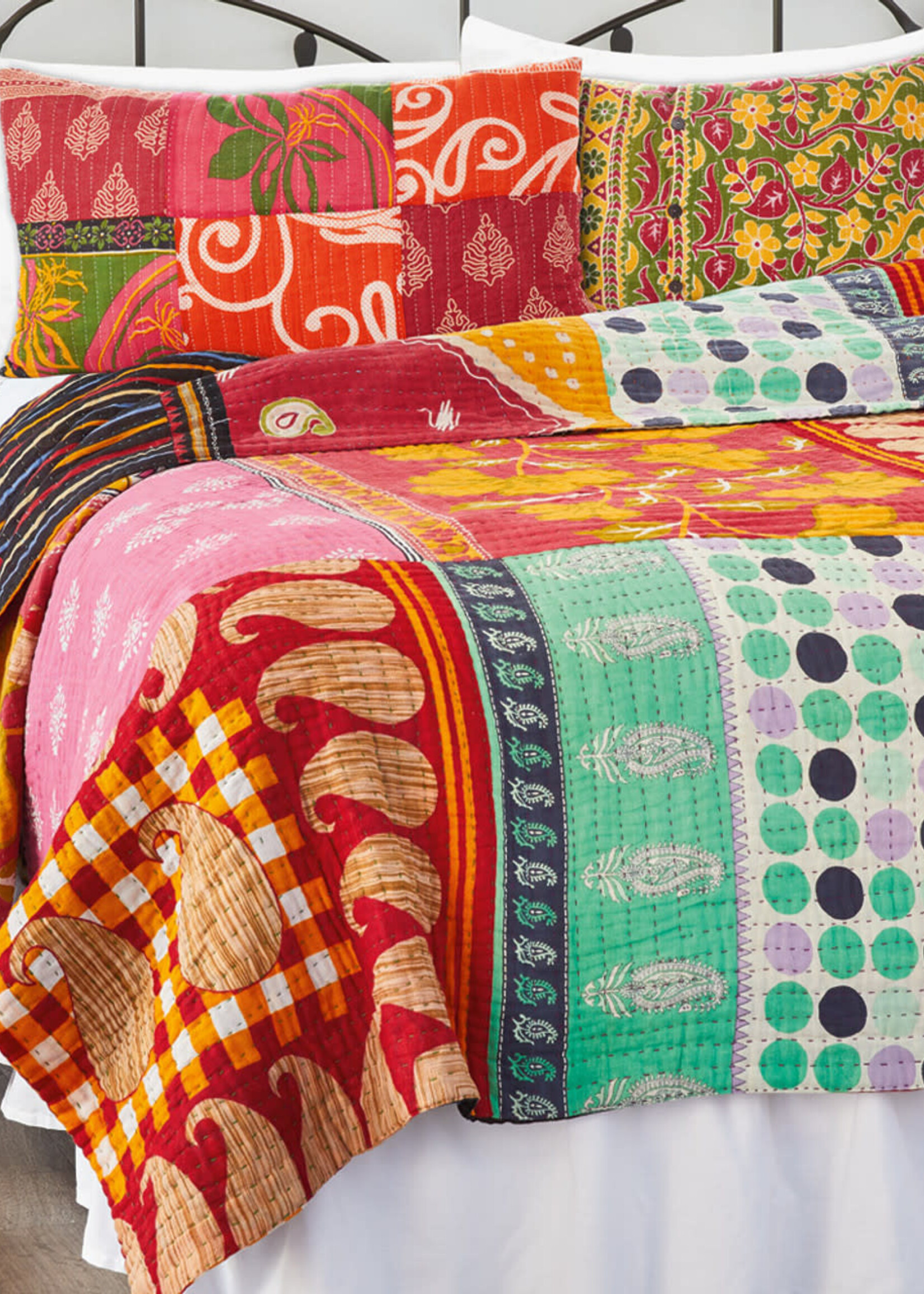 SERRV Kantha Queen Sham