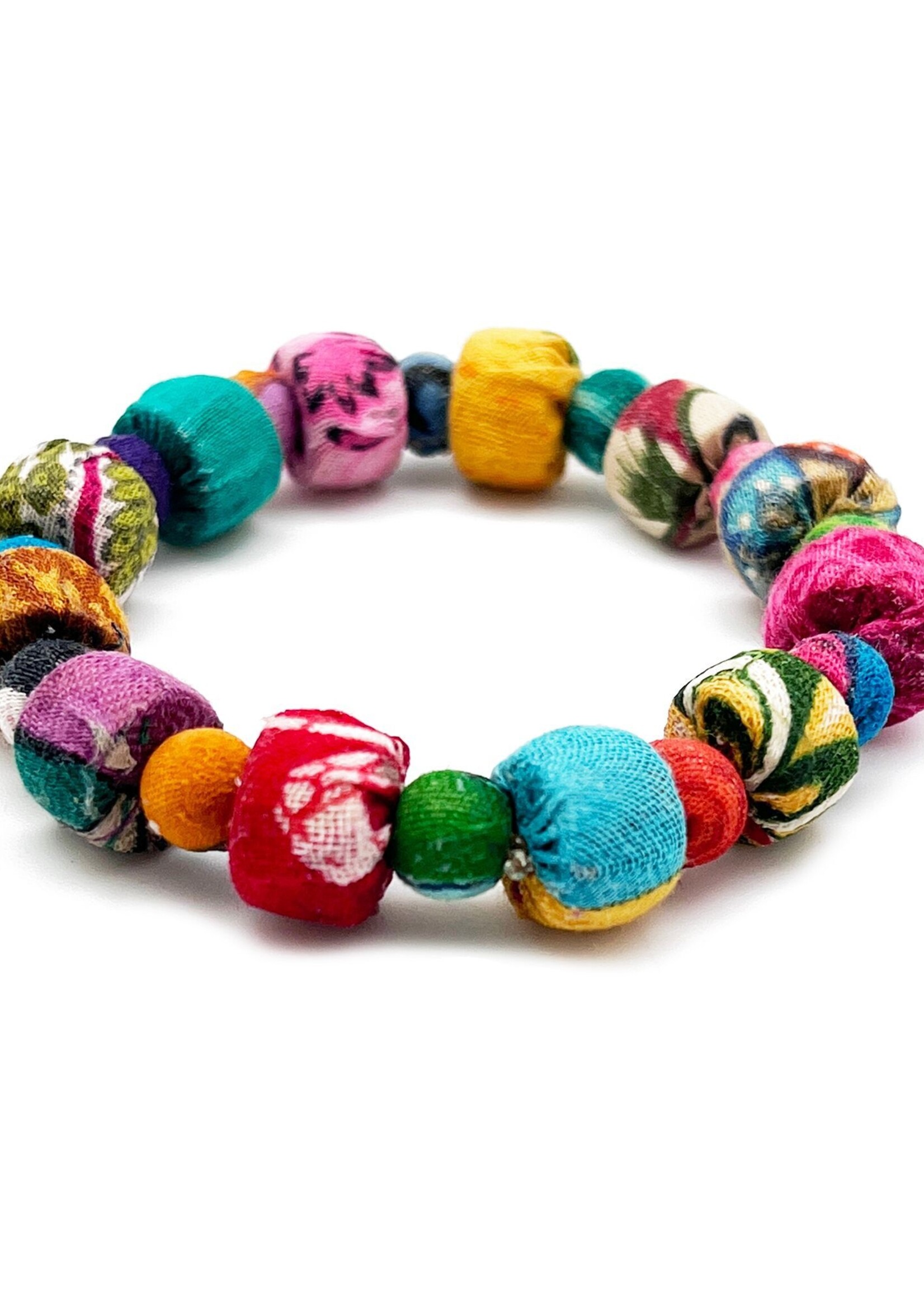 Small elastic squ. rnd. bed bracelet