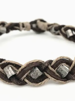 Aadi Braided Jute Beaded Mens Bracelet