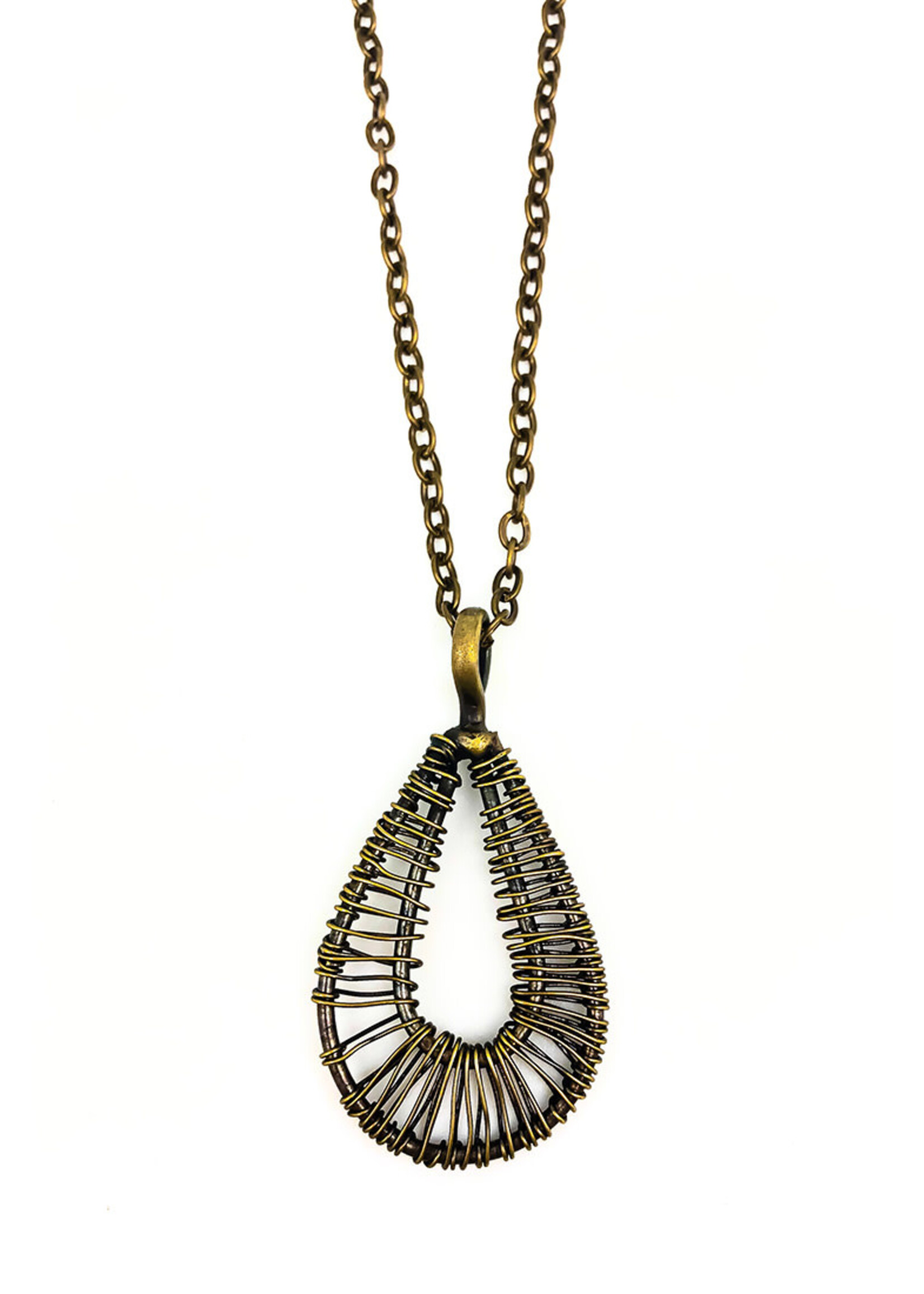 Teardrop Antique Pendant