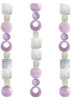 Balizen Capiz Shell Strand - Lilac