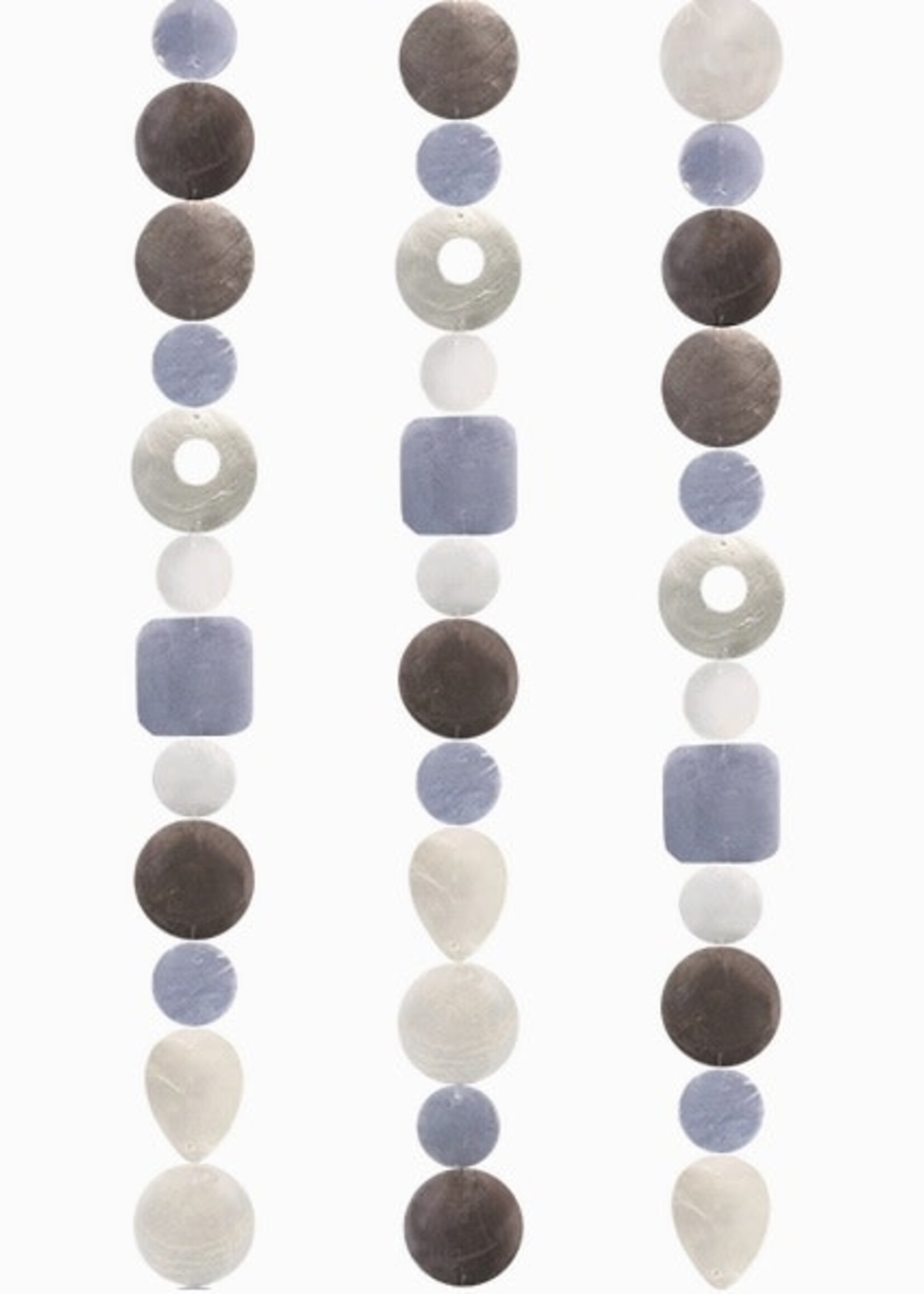 Capiz Shell Strand - Silver Lining