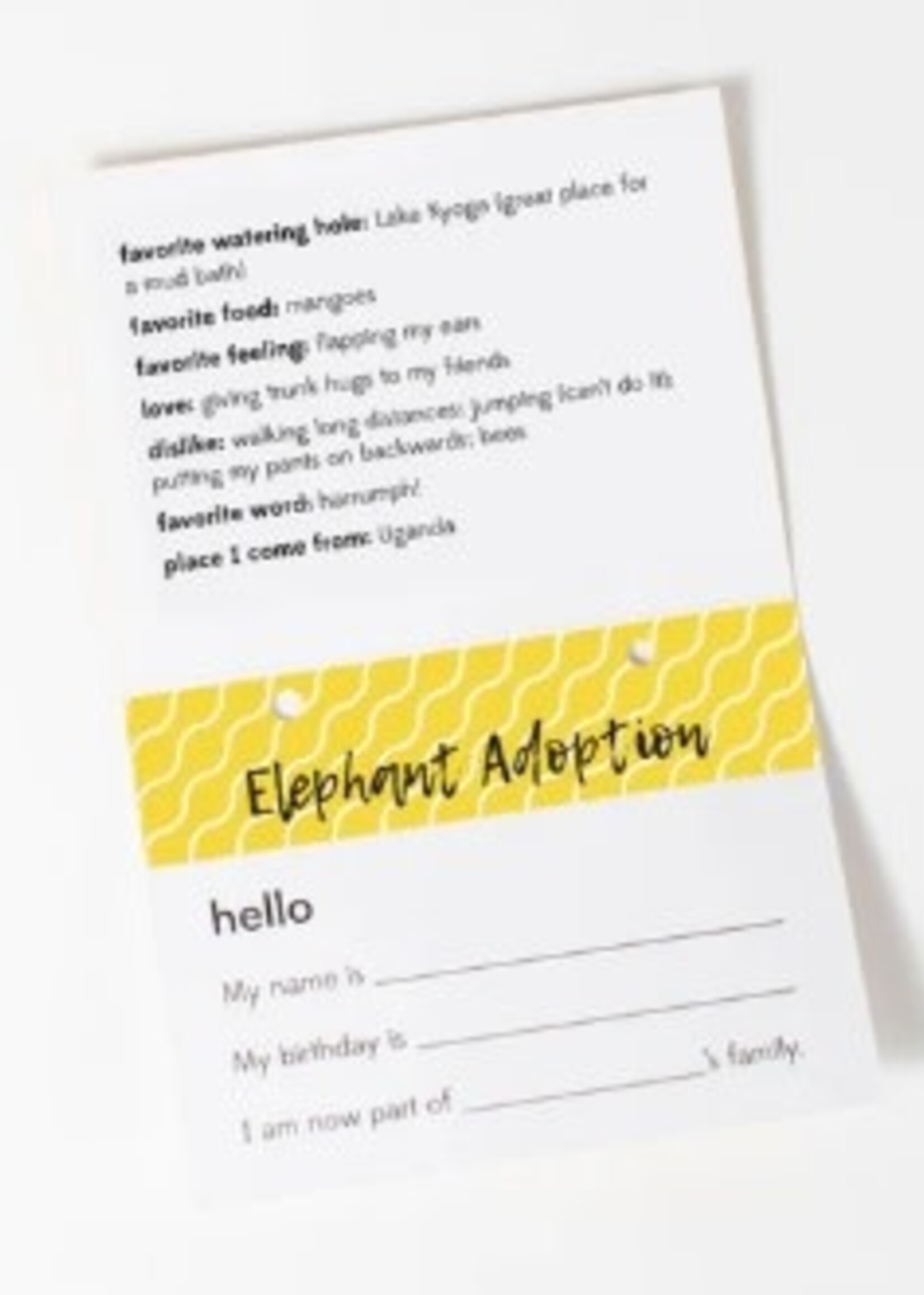 Fair Friend Stuffy Elephant