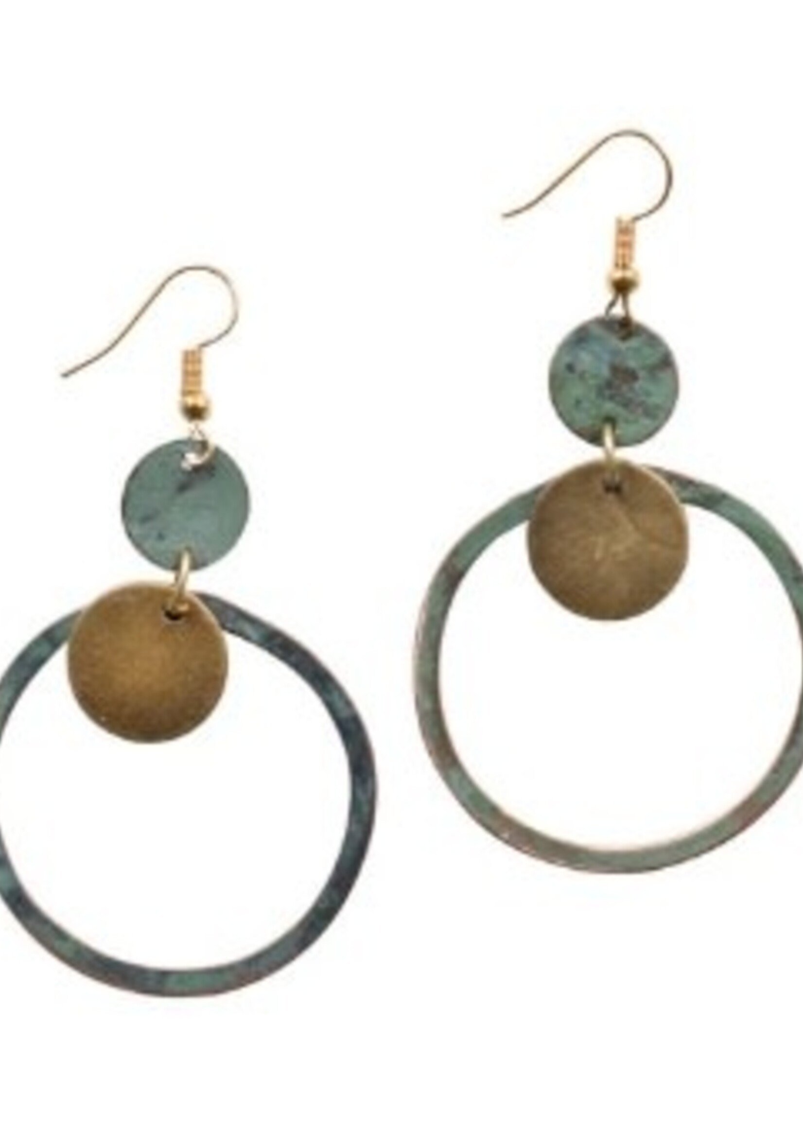 Opportunity copper earrings