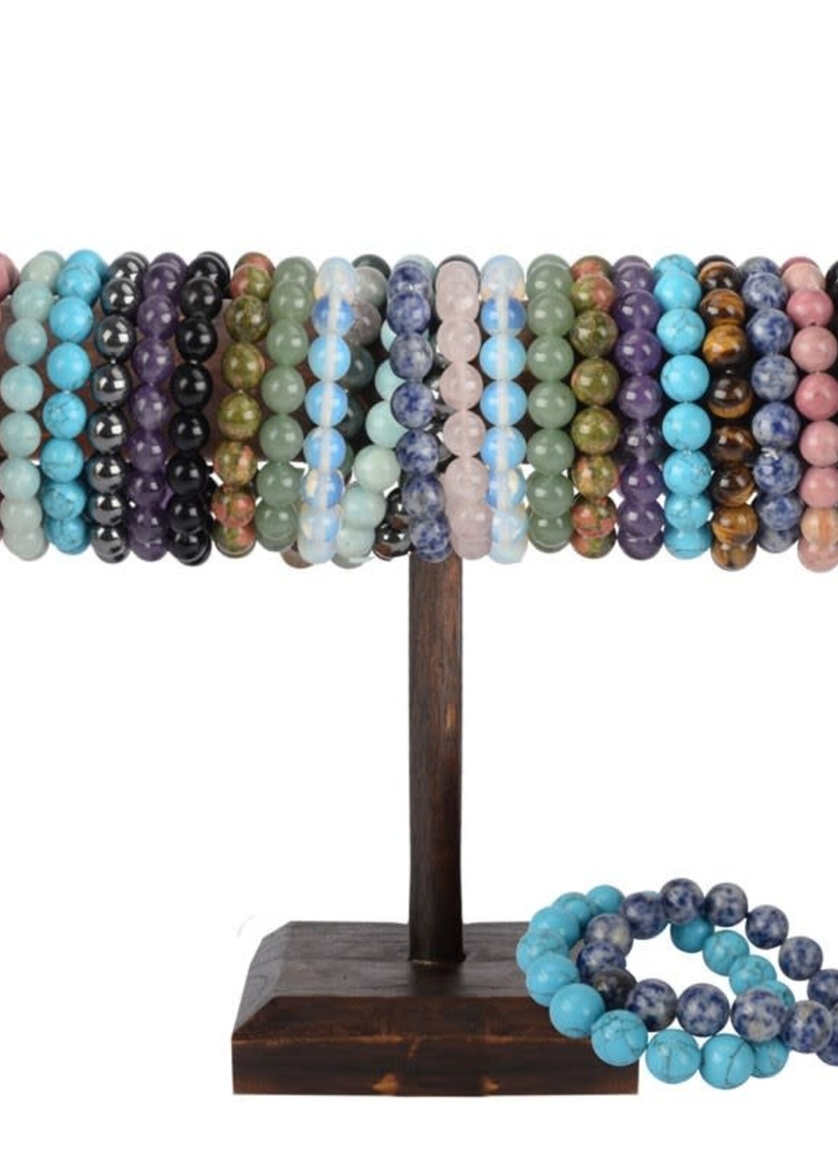 12mm gem stone bracelet