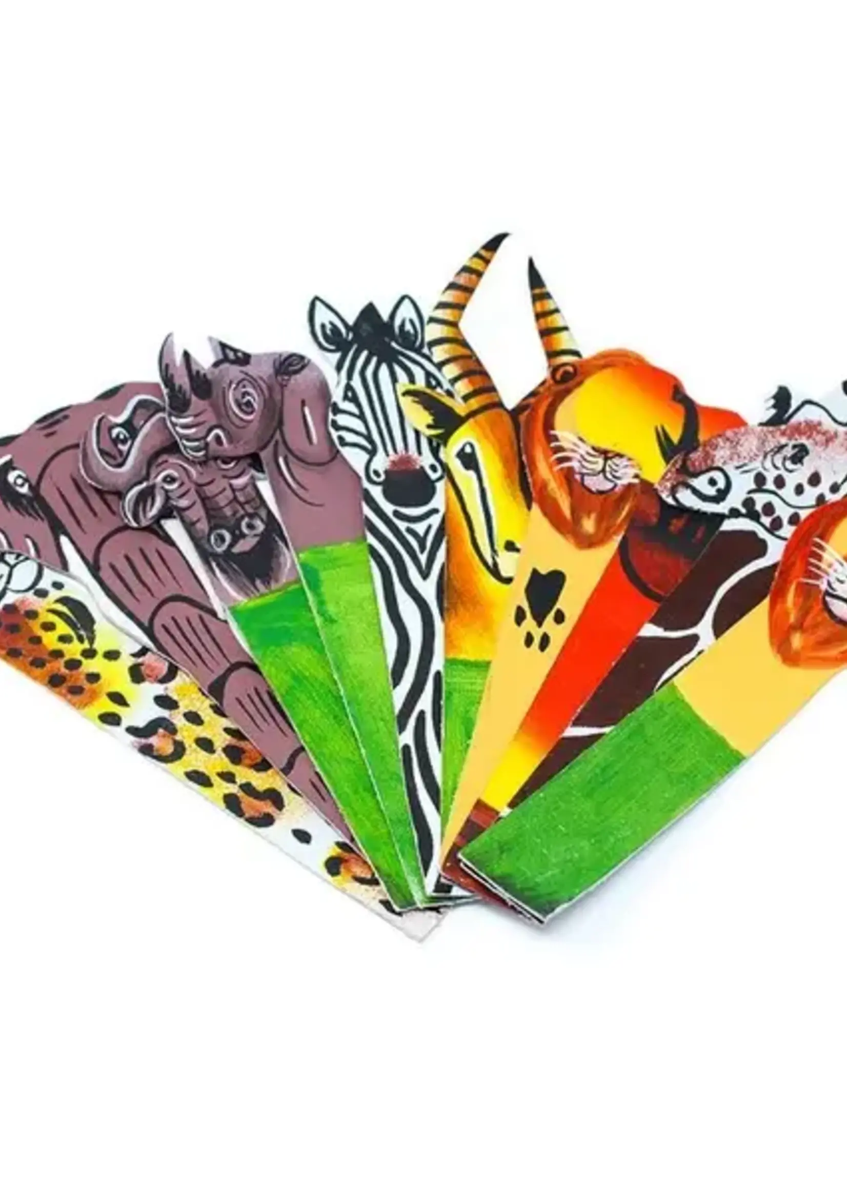 Global Crafts Animal Design Leather Bookmarks