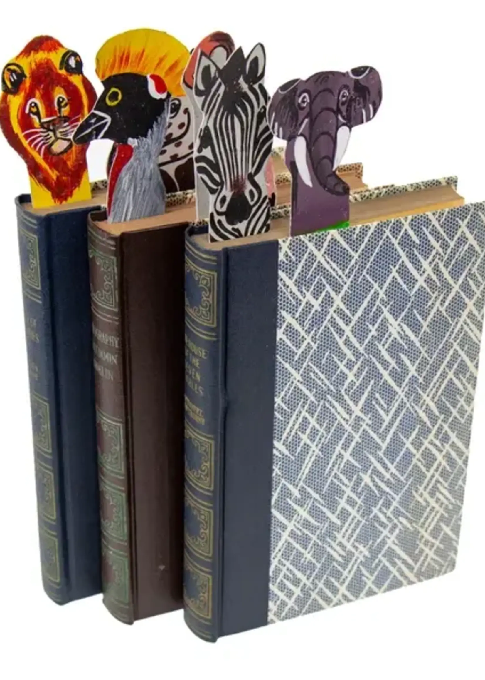 Global Crafts Animal Design Leather Bookmarks