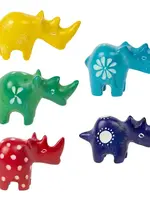 Global Crafts Soapstone Mini Rhinos