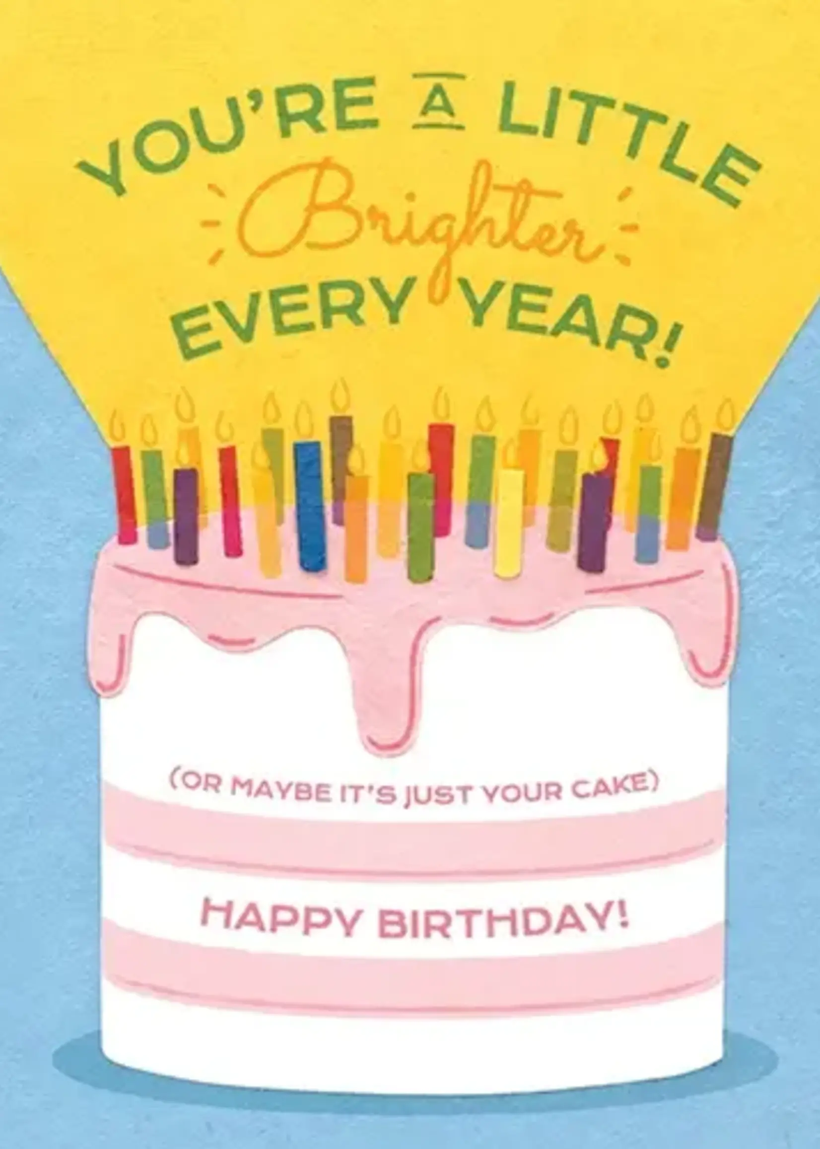 Good Paper Brighter every year card