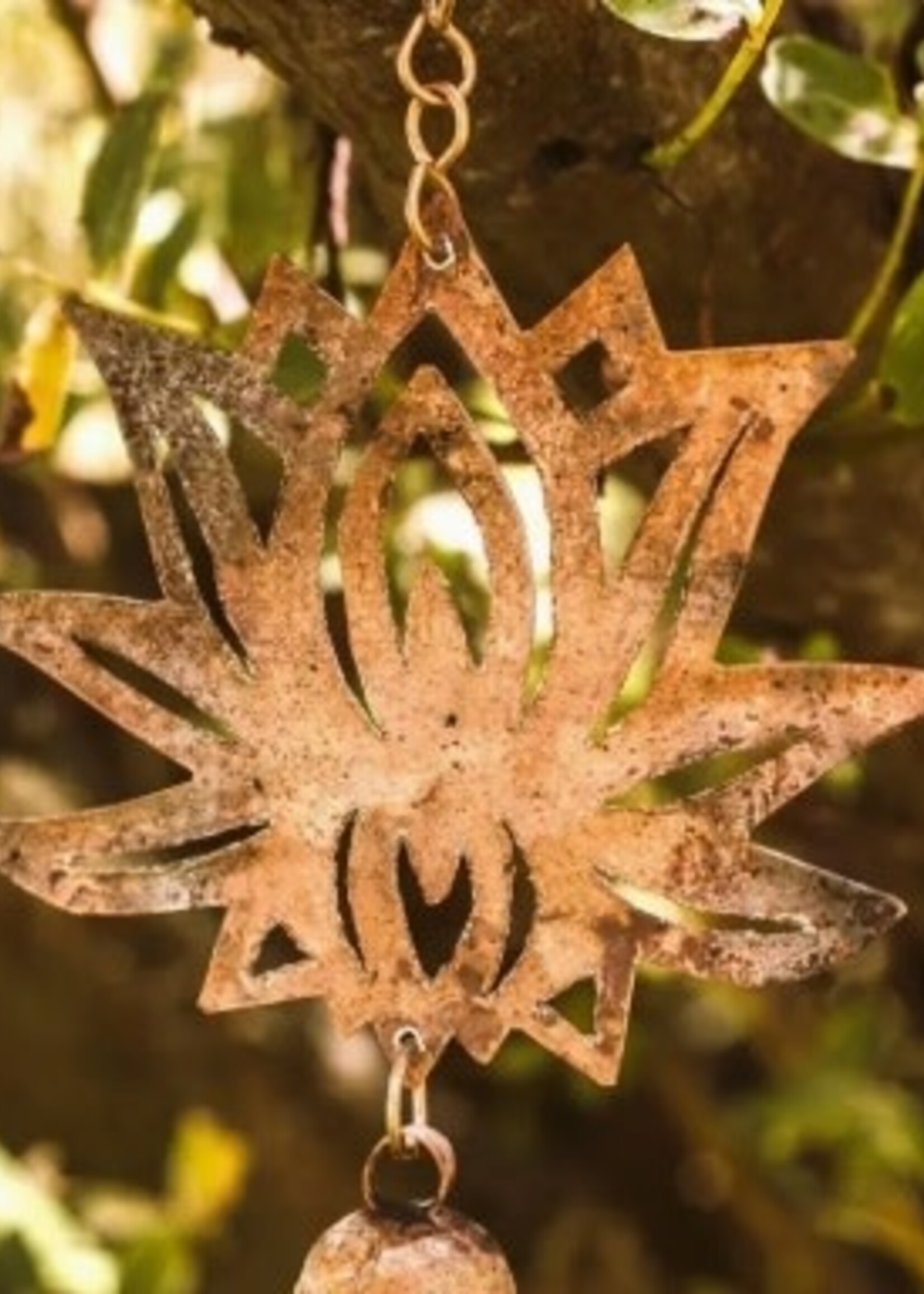 Mira Fair Trade Hand Cut Lotus Chime