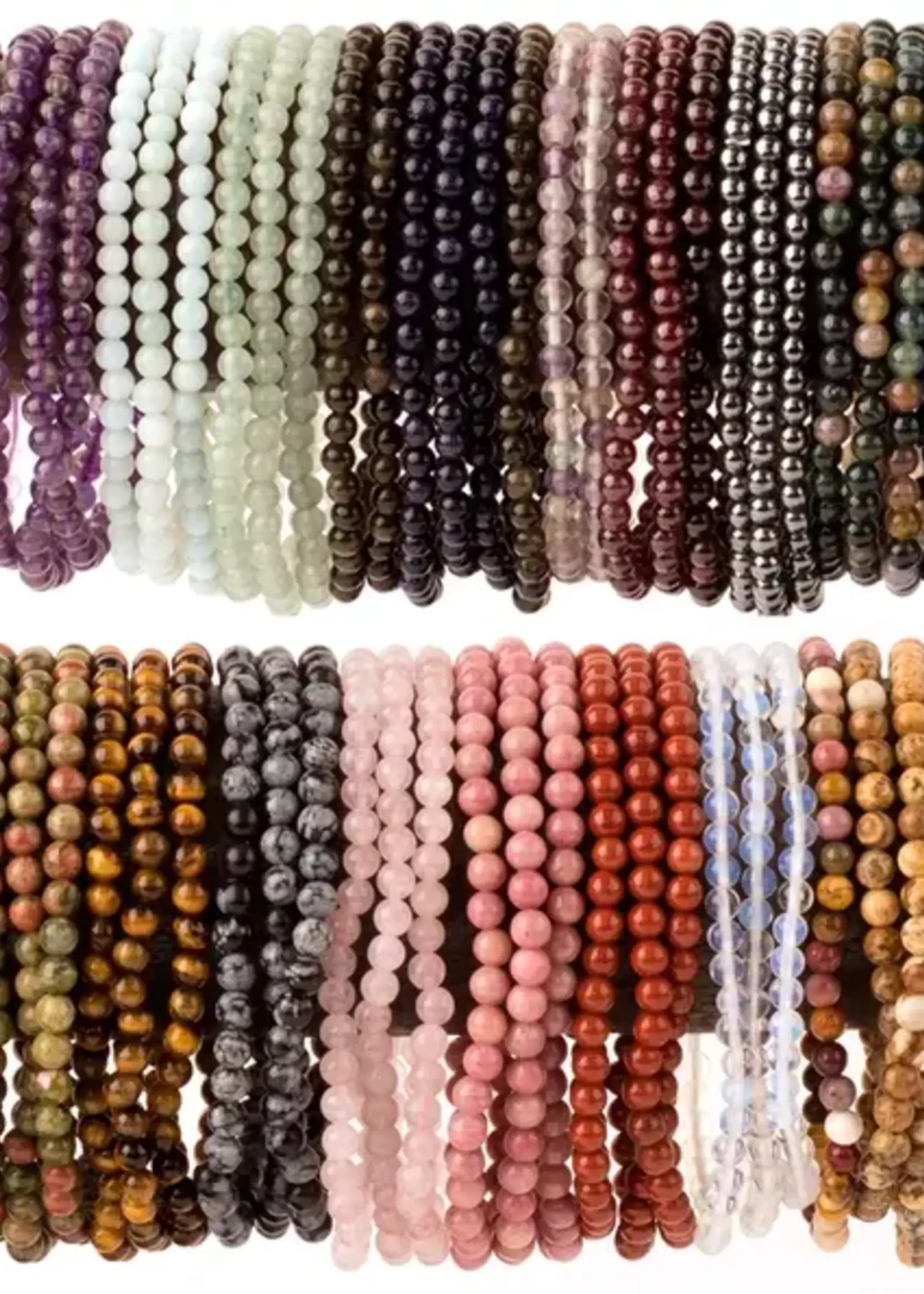 Benjamin International 4mm  Crystal Gemstone Bracelet