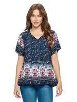Floral Print Blouse