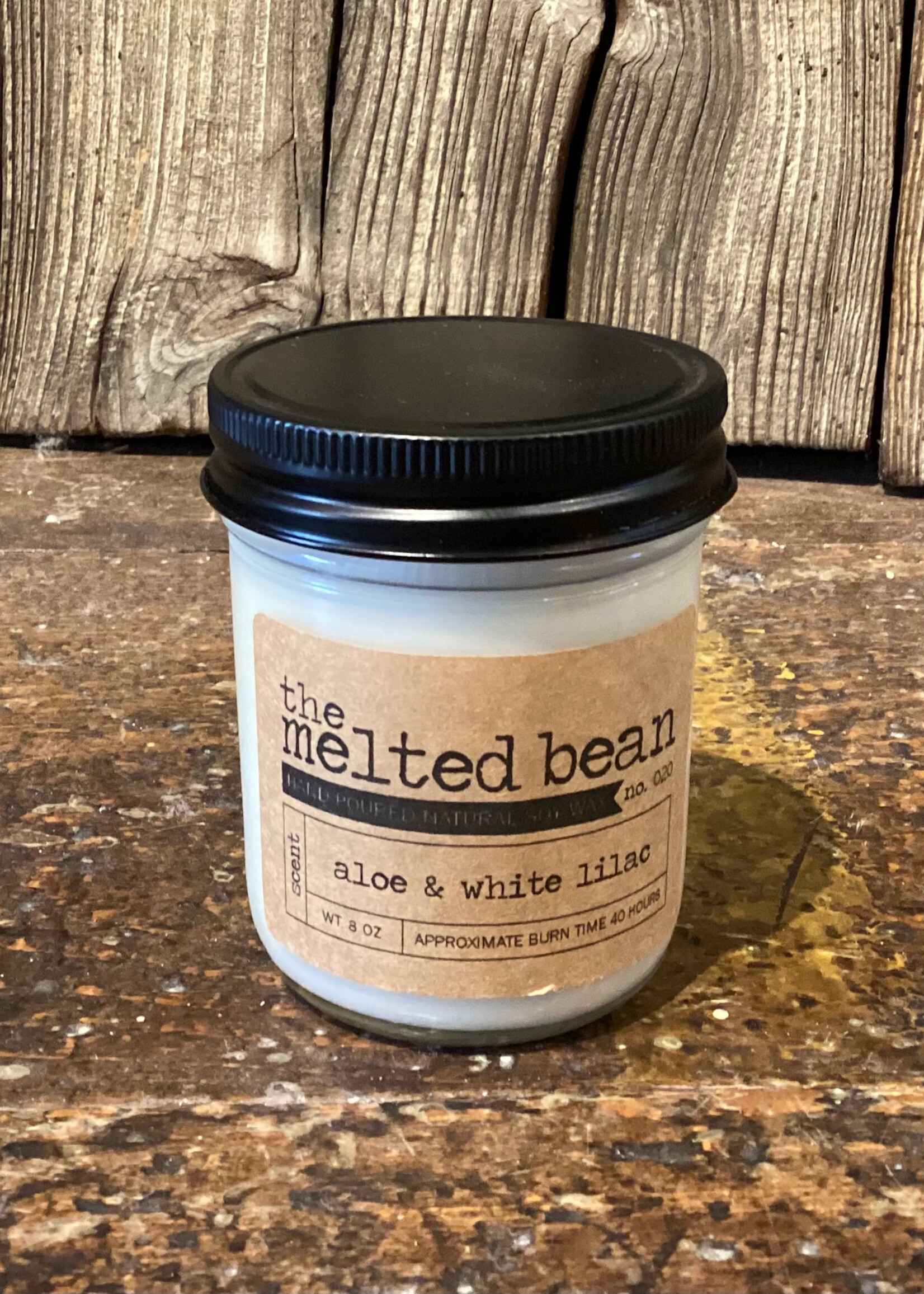 8oz Candle Aloe & White Lilac