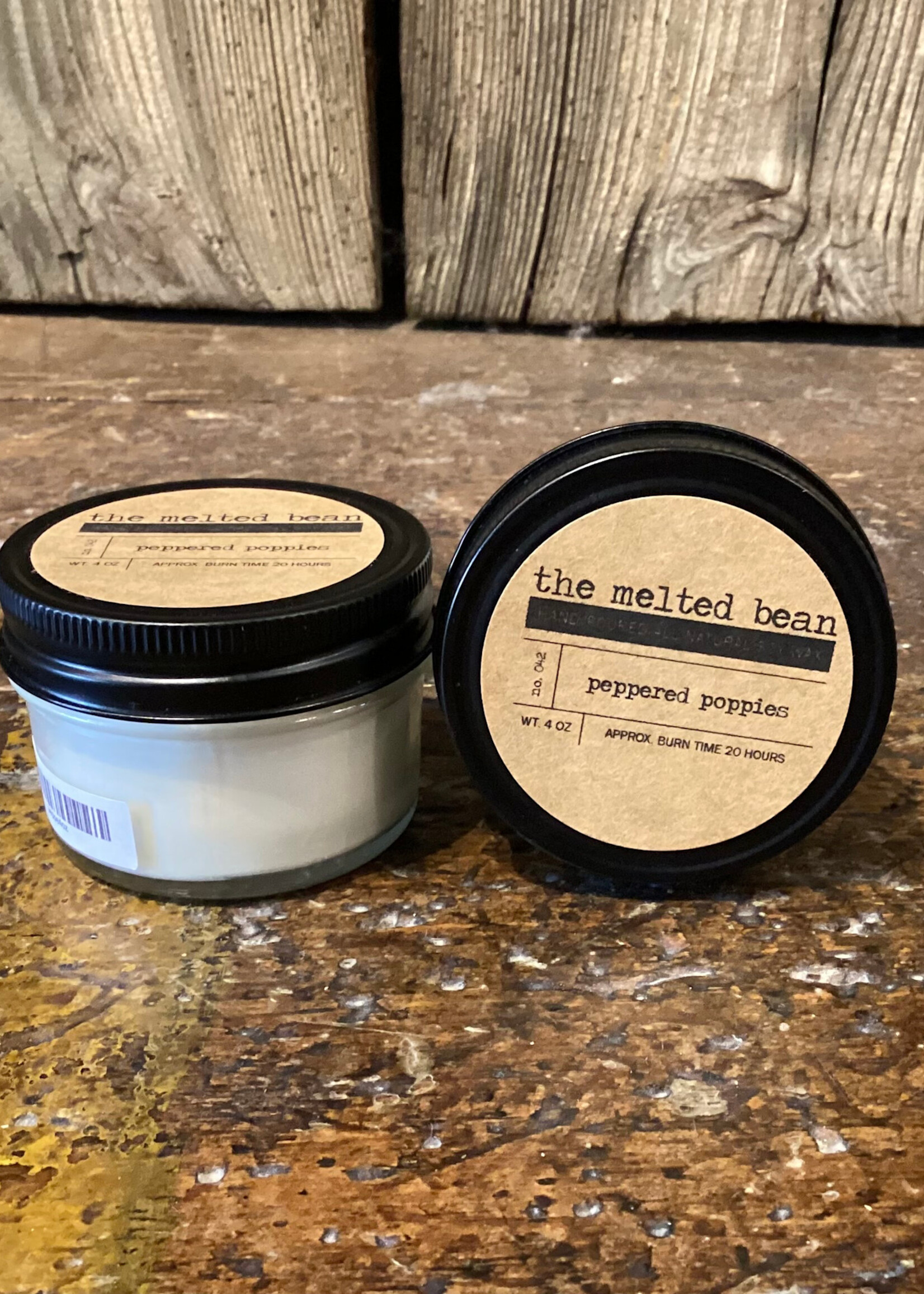 4oz Candle Peppered Poppies