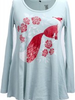 Painted Fox Tunic LS