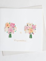 Quilling Card Two Brides