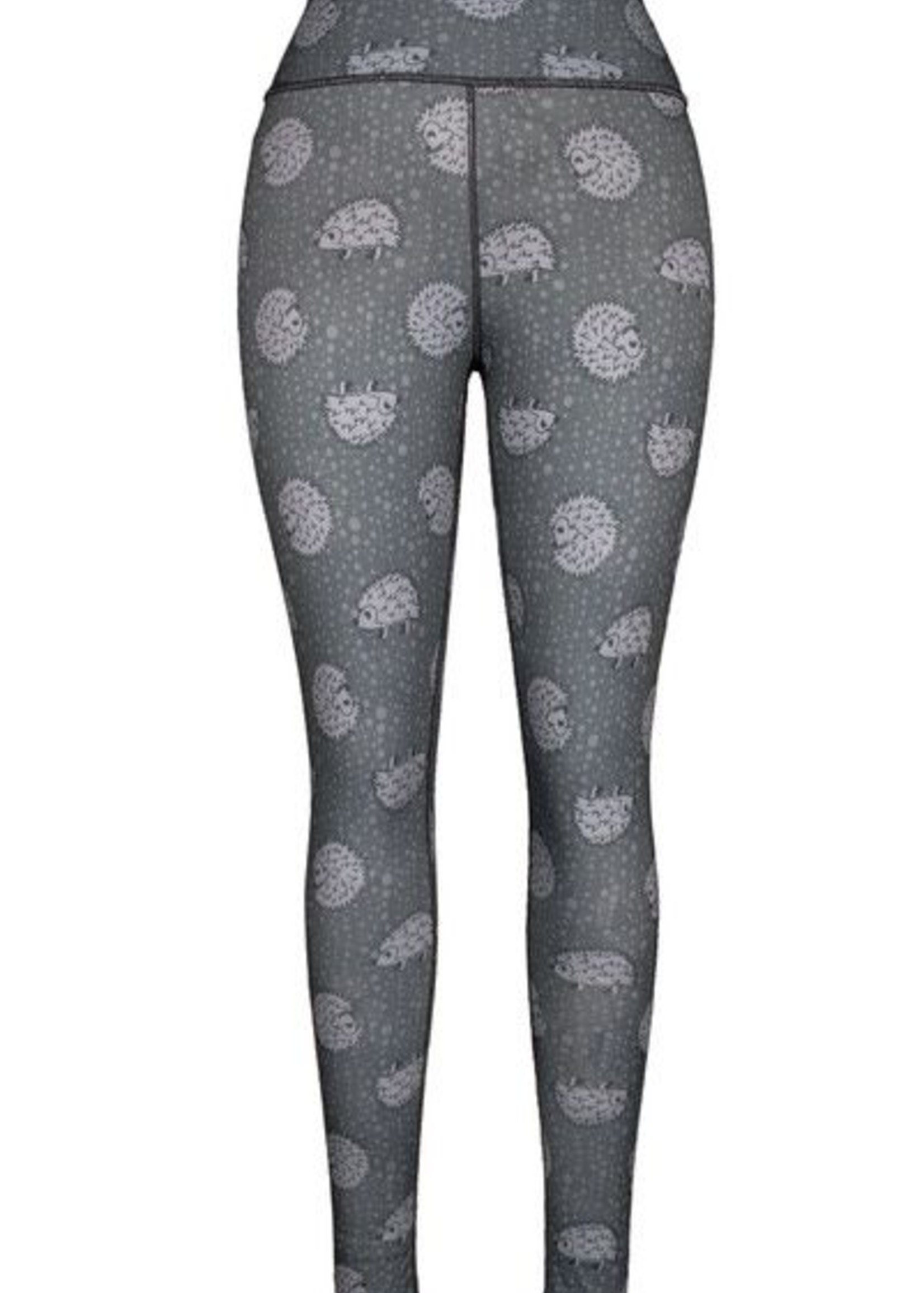 Green 3 Apparel Hedgehog & Roses Reversible Leggings