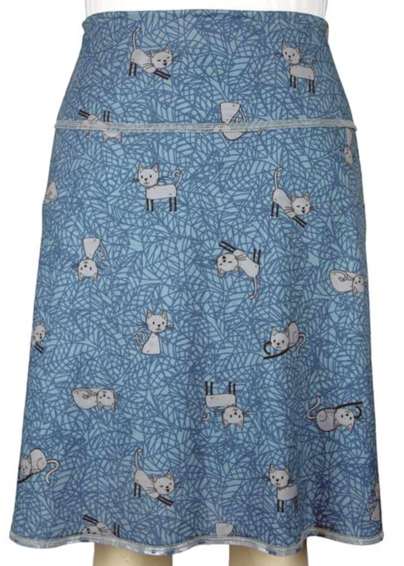 Green 3 Apparel Kitty & Floral Reversible Sport Skirt