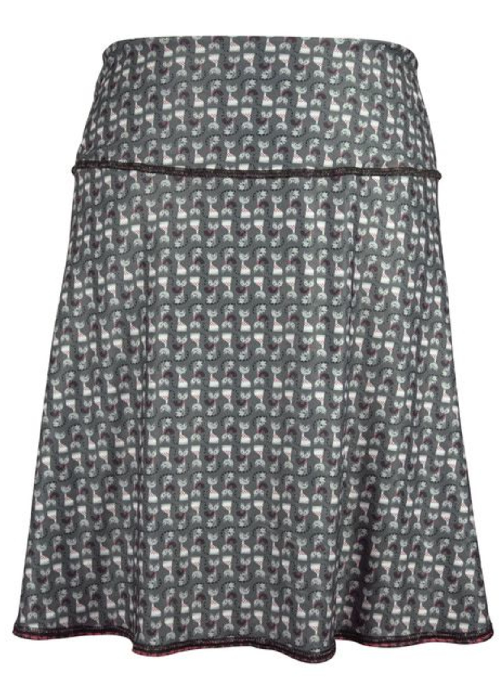 Green 3 Apparel Cat & Houndstooth Reversible Sport Skirt