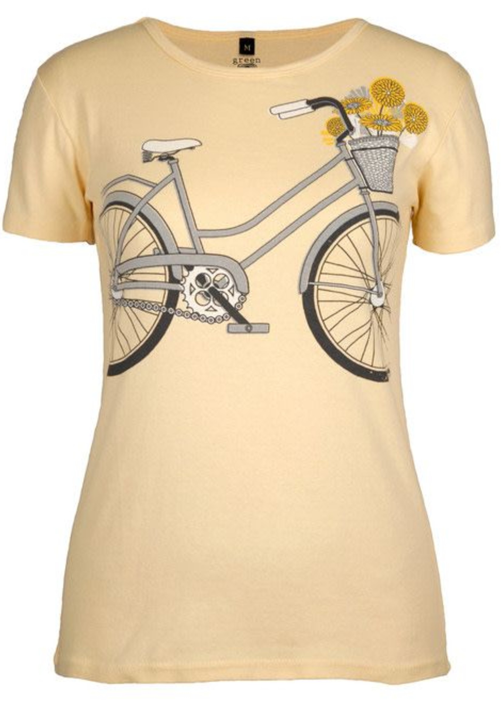 Green 3 Apparel Bicycle Tee on Yellow