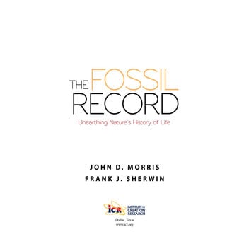 Dr. John Morris The Fossil Record - eBook