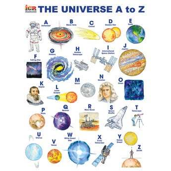 The Universe A to Z Poster