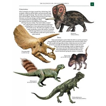 Popular Dinosaurs Poster - Institute for Creation Research