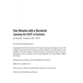 Dr. Randy Guliuzza Five Minutes with a Darwinist