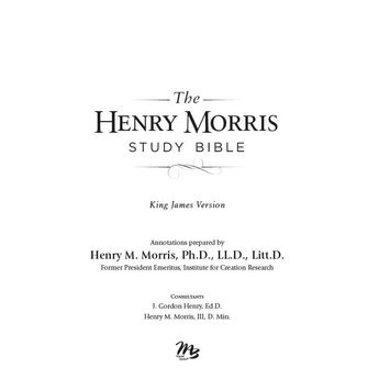 Dr. Henry Morris The Henry Morris Study Bible - Case
