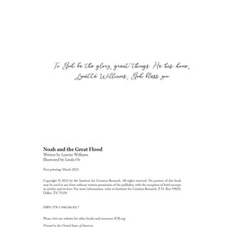 Noah and the Great Flood - eBook