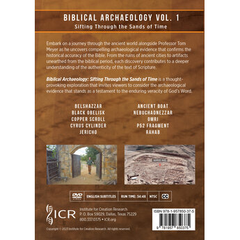 Mr. Tom Meyer Biblical Archaeology Vol 1: Sifting Through the Sands of Time