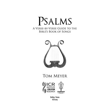 Mr. Tom Meyer Psalms: A Verse by Verse Guide to the Bibles Book off Songs