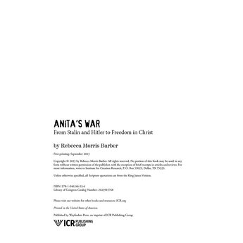 Anita's War: From Stalin and Hitler to Freedom in Christ - eBook