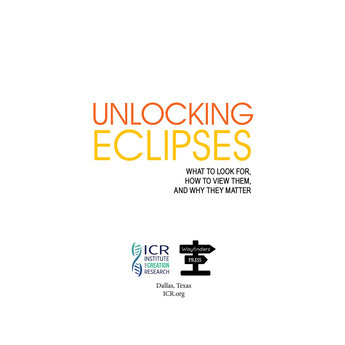 Unlocking Eclipses - eBook