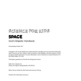 Space: God's Majestic Handiwork - eBook