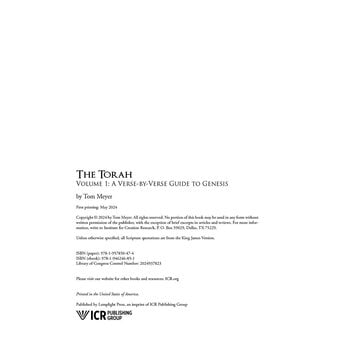 Mr. Tom Meyer The Torah, Volume 1: A Verse-by-Verse Guide to Genesis