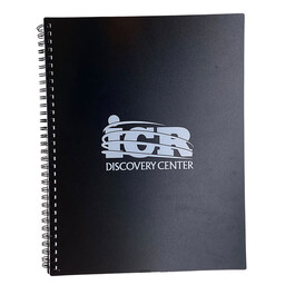 ICR Black Spiral Notebook