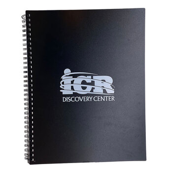 ICR Black Spiral Notebook