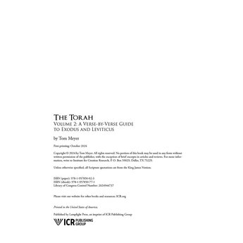 Mr. Tom Meyer The Torah, Volume 2: A Verse-by-Verse Guide to Exodus and Leviticus