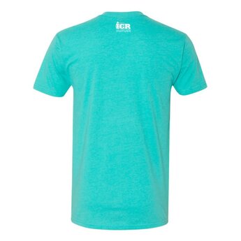 In the Beginning God Shirt Seafoam